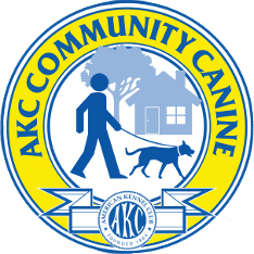 badge graphic for the AKC Community Canine test