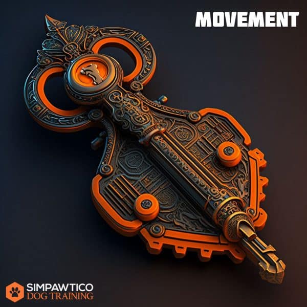 cyberpunk key graphic for the Movement key